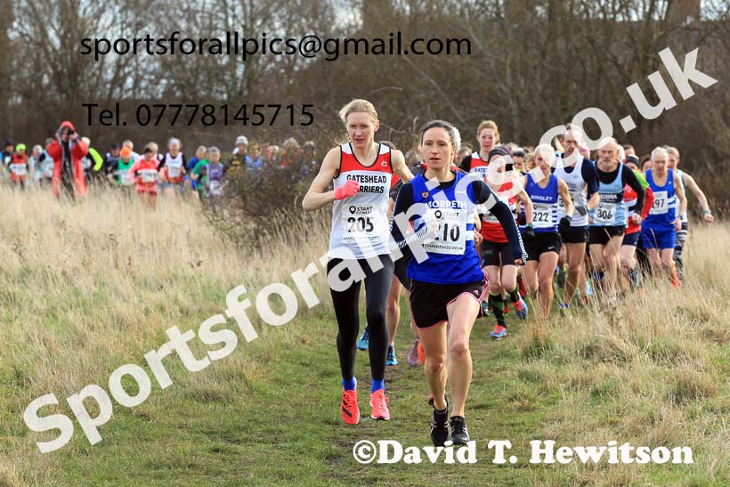Womens and mens 35 to 65 plus, 2022 NEMAA Open Cross Country Champs., Wallsend, Tyne and Wear. Photo: David T. Hewitson/Sports for All Pics